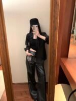 LOEWE Shirt embroidery logo black white - Image 8