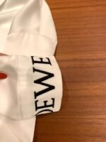 LOEWE Shirt embroidery logo black white - Image 3