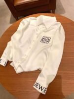 LOEWE Shirt embroidery logo black white - Image 2