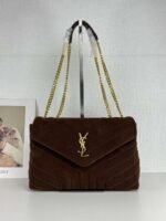 YSL bag dark brown 32cm