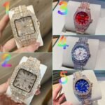 Cartier full diamond watch. - Image 4