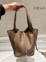 Hermès Picotin pebbled bag 25x22cm - Image 5