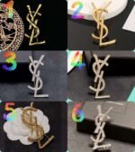 YSL brooch