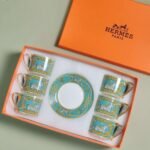 Hermès cup and saucer set 6 cups and 6 saucers - Image 4