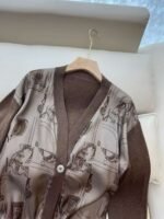 Hermès high-end knitted cardigan - Image 6