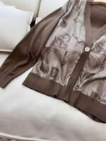 Hermès high-end knitted cardigan - Image 4