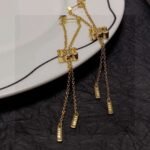 Celine vintage tassel earrings - Image 4