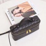 Bottega Veneta Classic Handbag Chocolate Brown 22×12.5x5cm - Image 4