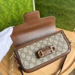 GUCCI horsebit Baguette Bag Crossbody Bag 23.5x13x7cm - Image 6
