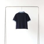 miumiu plaid patchwork polo shirt T-shirt - Image 7