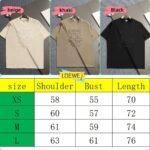 LOEWE new solid color letter dislocation embroidery high-quality cotton T-shirt - Image 2