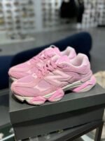 New Balance 9060 Distressed Barbie Pink Sneakers