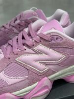 New Balance 9060 Distressed Barbie Pink Sneakers - Image 3