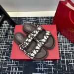 Valentino V-buckle Velcro sandals slippers - Image 13