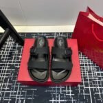 Valentino V-buckle Velcro sandals slippers