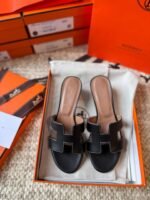 Hermès new high-heeled slippers premium version - Image 2