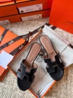 Hermès new high-heeled slippers premium version - Image 7