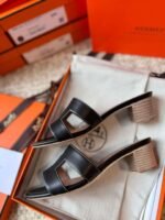 Hermès new high-heeled slippers premium version - Image 6