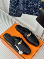 Hermès Classic Kelly Buckle Mule Slippers Premium Edition - Image 4