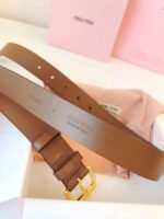 miumiu belt high-end version counter new style width 3.0cm - Image 11