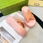 GUCCI new waterproof thick-soled slippers - Image 12