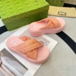 GUCCI new waterproof thick-soled slippers - Image 9