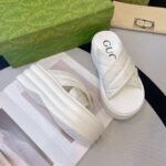 GUCCI new waterproof thick-soled slippers - Image 4