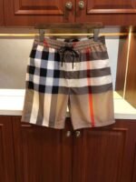 Burberry summer new checkered beach pants