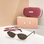 miumiu sunglasses premium version SIZE：60-19-147 - Image 5