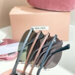 miumiu sunglasses premium version SIZE：60-19-147 - Image 9