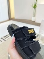 DIOR Classic Canvas Slides - Image 4