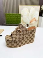 GUCCI new thick-soled slippers height 11cm - Image 3