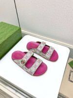 GUCCI new summer sandals canvas fabric - Image 2