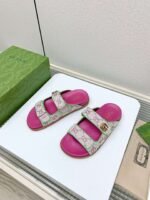 GUCCI new summer sandals canvas fabric - Image 9