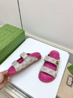 GUCCI new summer sandals canvas fabric - Image 8