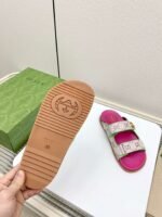 GUCCI new summer sandals canvas fabric - Image 4