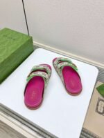GUCCI new summer sandals canvas fabric - Image 3