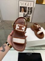 Celine Arc de Triomphe buckle strap Roman sandals - Image 5