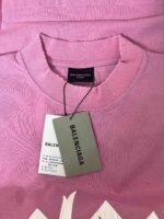 Balenciaga T-shirt high-end version NOLOGO letter short sleeve 260 fabric - Image 9