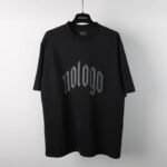 Balenciaga T-shirt high-end version NOLOGO letter short sleeve 260 fabric - Image 2