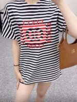GUCCI 2025 Summer New Striped Letter T-shirt Premium Edition