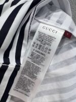GUCCI 2025 Summer New Striped Letter T-shirt Premium Edition - Image 2