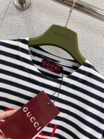 GUCCI 2025 Summer New Striped Letter T-shirt Premium Edition - Image 9