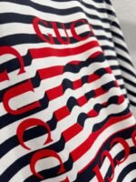 GUCCI 2025 Summer New Striped Letter T-shirt Premium Edition - Image 6