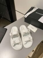 Chanel Velcro Slippers - Image 12
