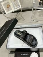 Chanel Velcro Slippers - Image 7