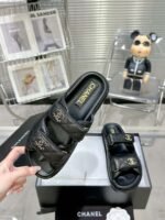 Chanel Velcro Slippers - Image 6