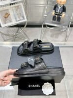 Chanel Velcro Slippers - Image 5