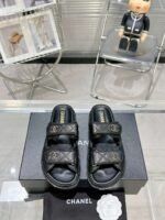 Chanel Velcro Slippers - Image 4