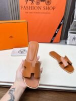 Hermes H slippers genuine leather size 34-42 - Image 5